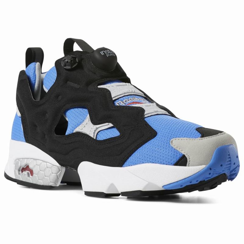 Tenisi Reebok Instapump Fury Og Barbati Albastri/Negrii Romania SG2261YE